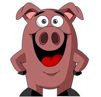 iphone pig