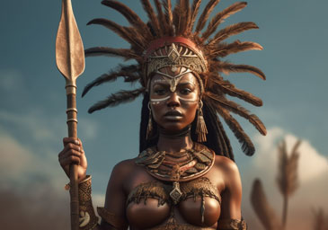 3D African character Industry 
